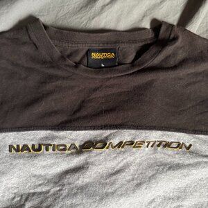 Nautica Competition Long Sleeve Tee Shirt Large